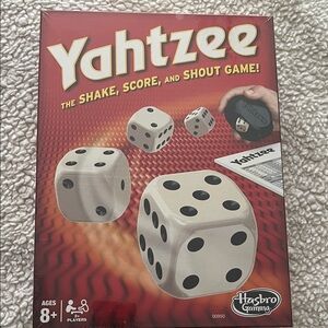 Hasbro Yahtzee Classic Dice Game - Red Box
